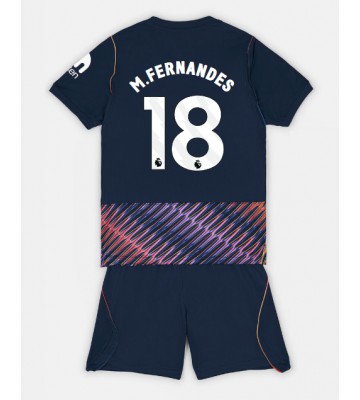 Tottenham Hotspur Mateus Fernandes #18 Replika Bortatröja Barn 2026-27 Kortärmad (+ Korta byxor)